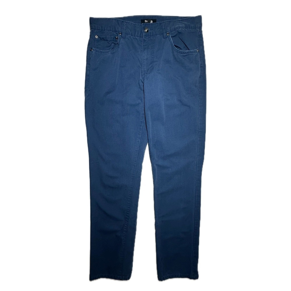 Threads Saks Fifth Avenue Men's Blue Chinos Size 30‎ Relaxed Fit Casual Pants